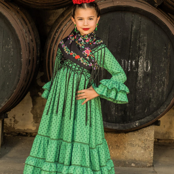 COPRAR VESTIDDO DE FLAMENCA PARA NIÑA PEQUEÑA NUEVA COLECCION LA ORMIGA